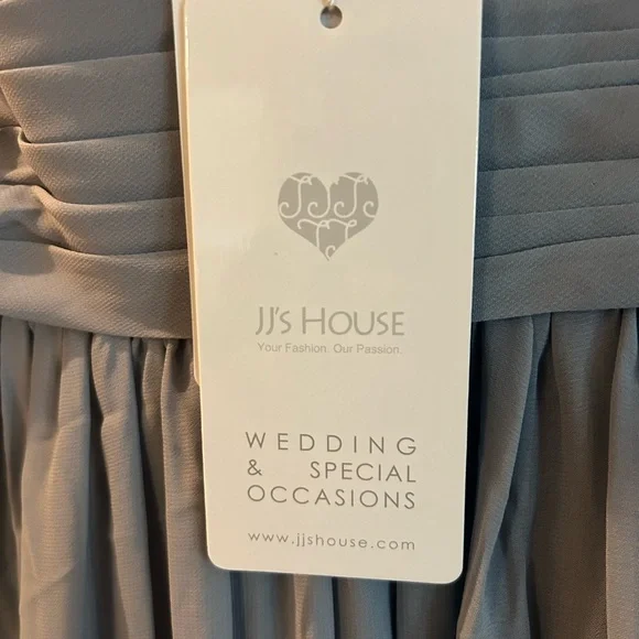 JJ‘s House wedding and special occasions evening dress custom size Dusty Blue - Picture 4 of 8